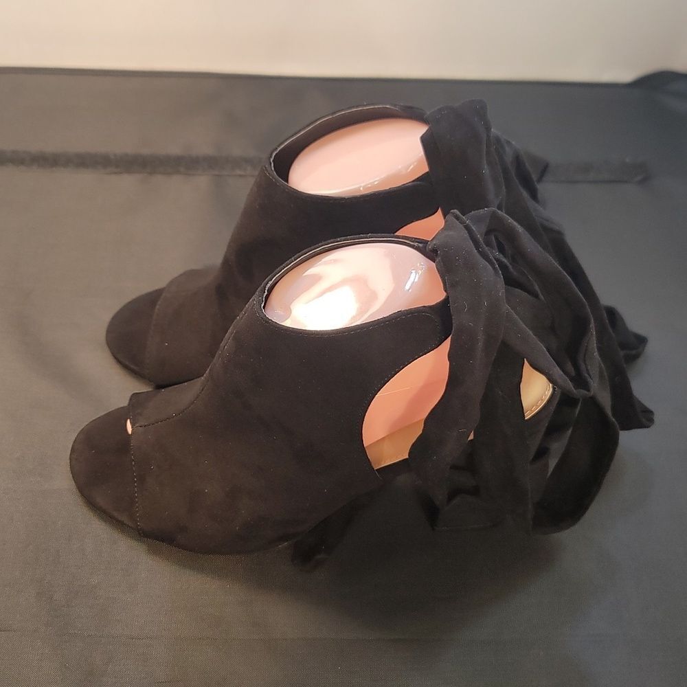 Brand New Justbaf Block-Heel Width Open-Toe Lace-… - image 6